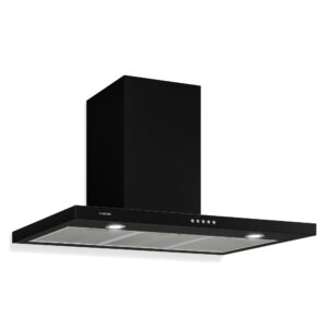 Klarstein Limelight, digestor, 90 cm, nástenný, 640 m³/h, čierny