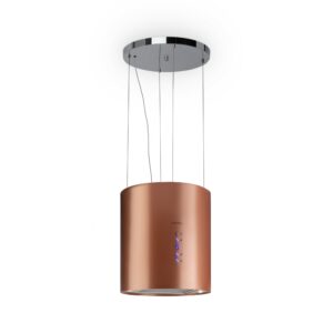 Klarstein Barett, digestor, 35 cm, ostrovčekový, 522 m³/h, LED, filter s aktívnym uhlím, medený