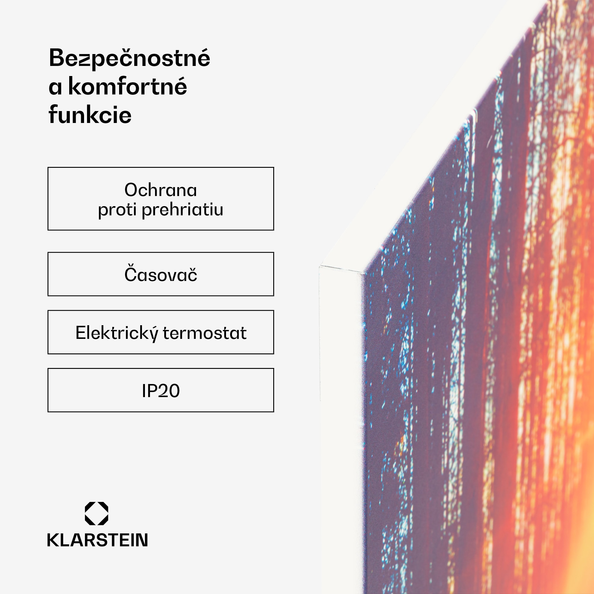 Klarstein Wonderwall Air Art Infinite 720 infračervené kúrenie 120x60 cm – Obrázok 5