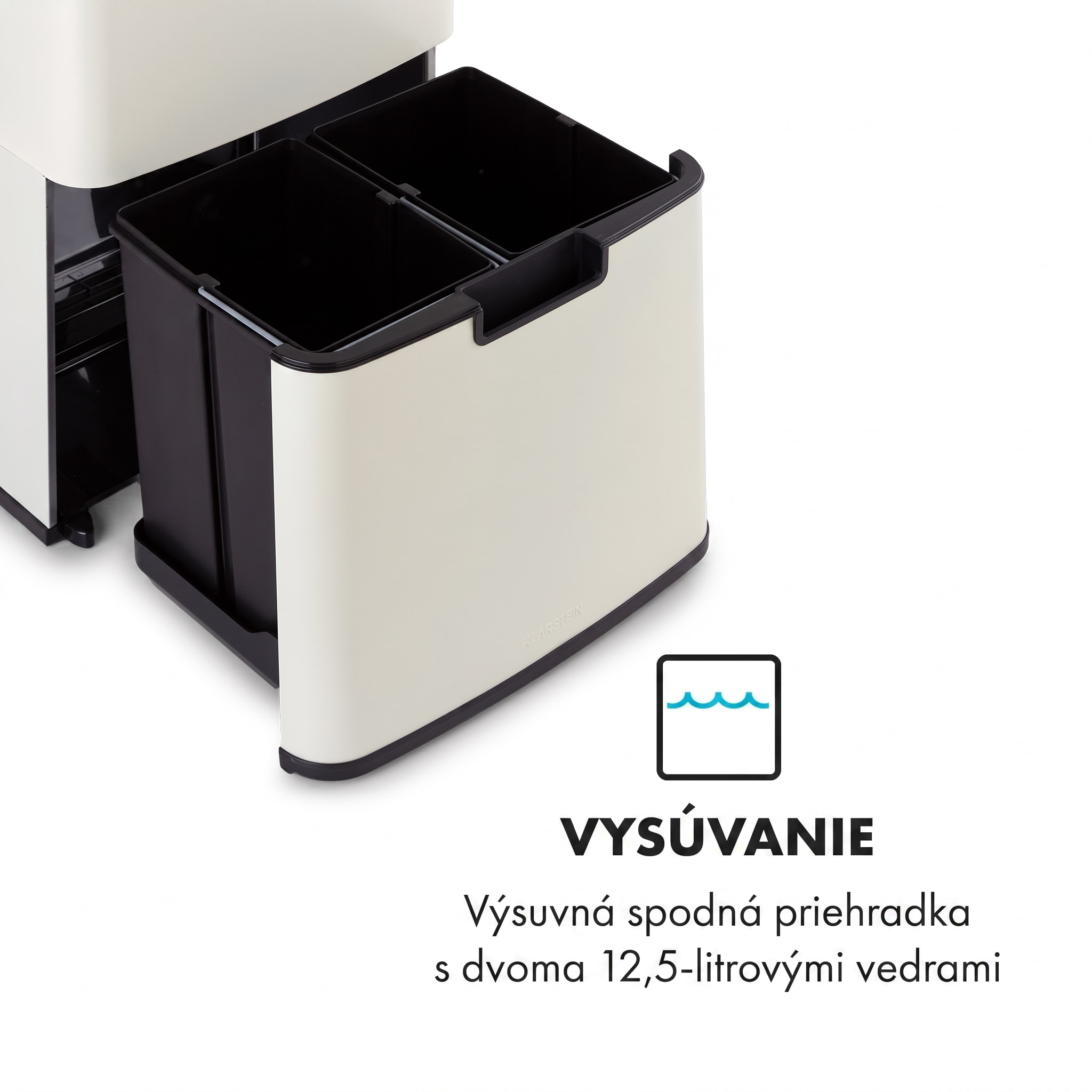Klarstein Royal Trash Rose Gold, odpadkový kôš so senzorom, 72 l, ušľachtilá oceľ, ružovozlatá – Obrázok 5