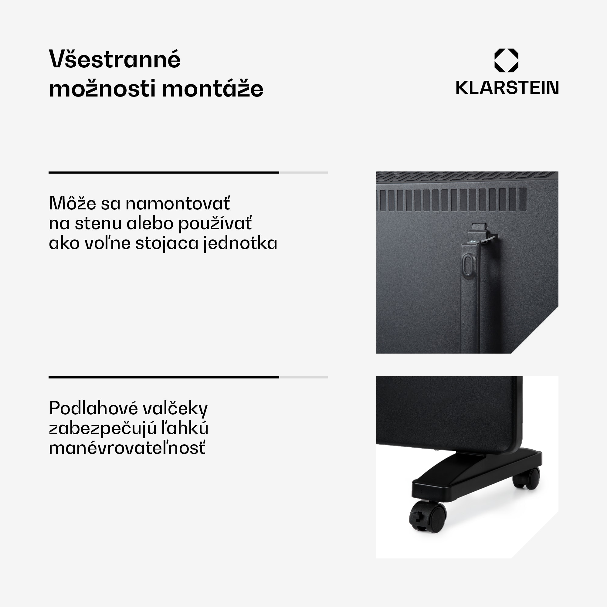 Klarstein Bansin Smart 1500, konvektor, 1500 W, ovládanie cez aplikáciu – Obrázok 4