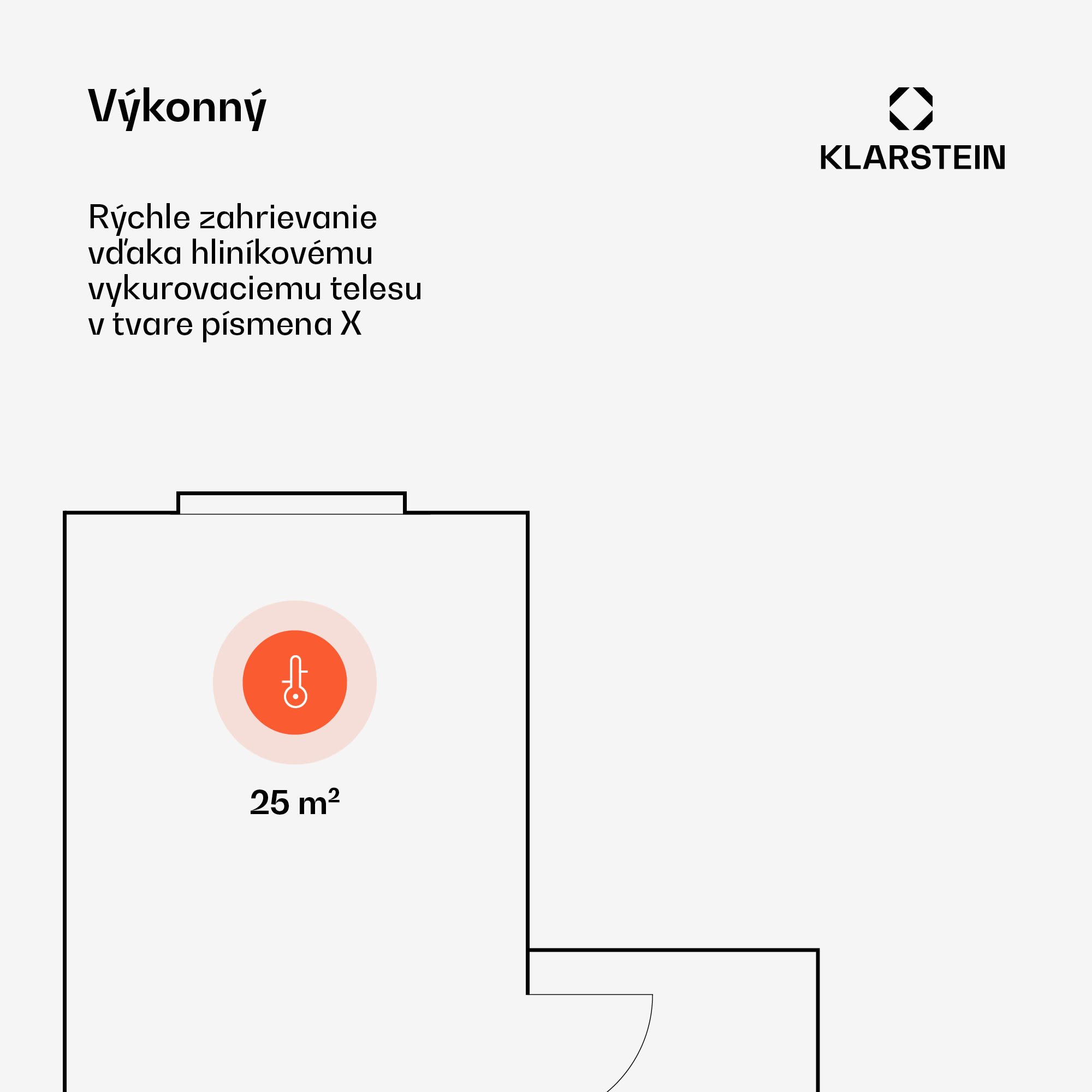 Klarstein Bansin Smart 2500, konvektor, 2500 W, ovládanie cez aplikáciu – Obrázok 3