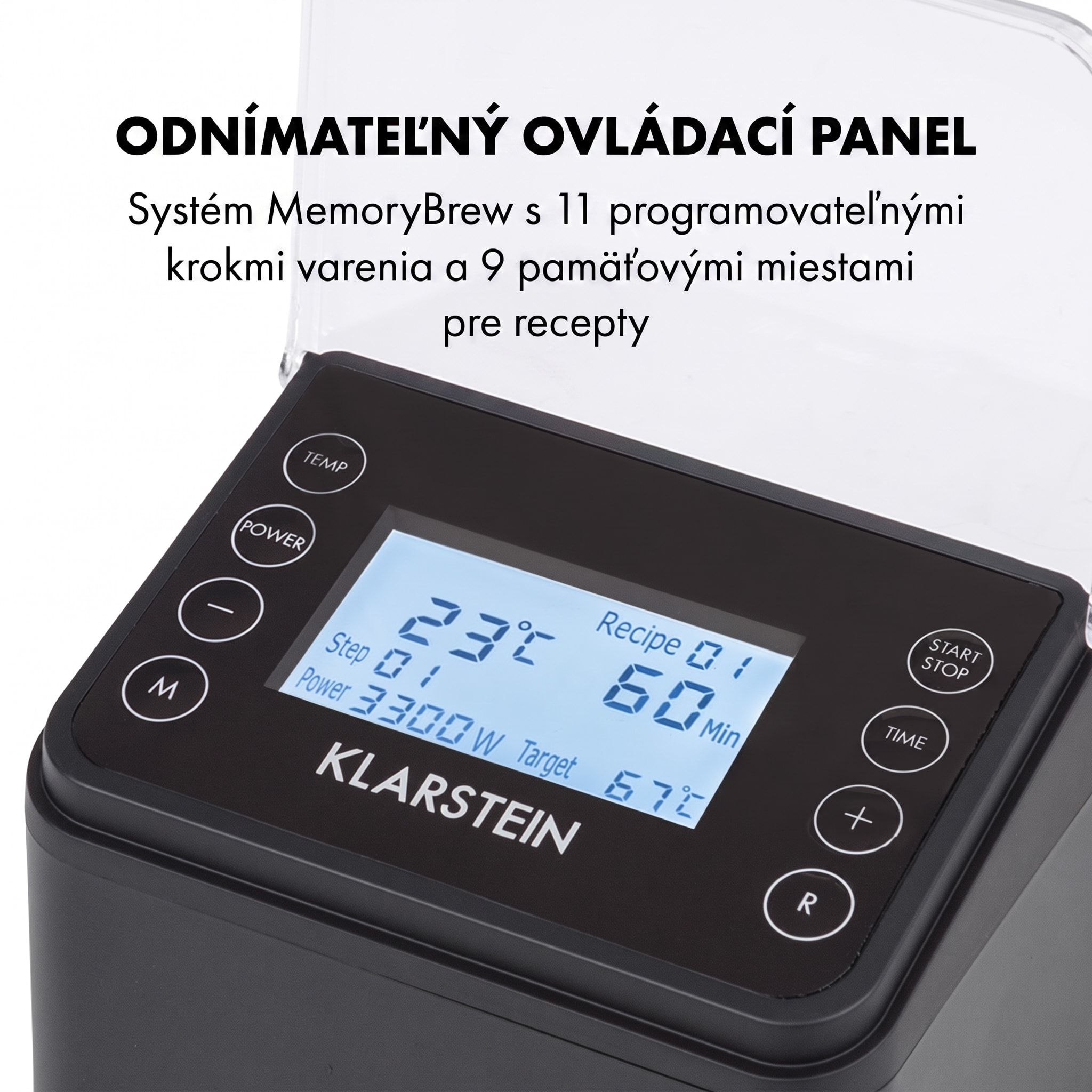Klarstein Brauheld Pro, sladový kotol, 70 l, 3300 W, 30 – 100 °C, obehové čerpadlo, nehrdzavejúca oceľ – Obrázok 3