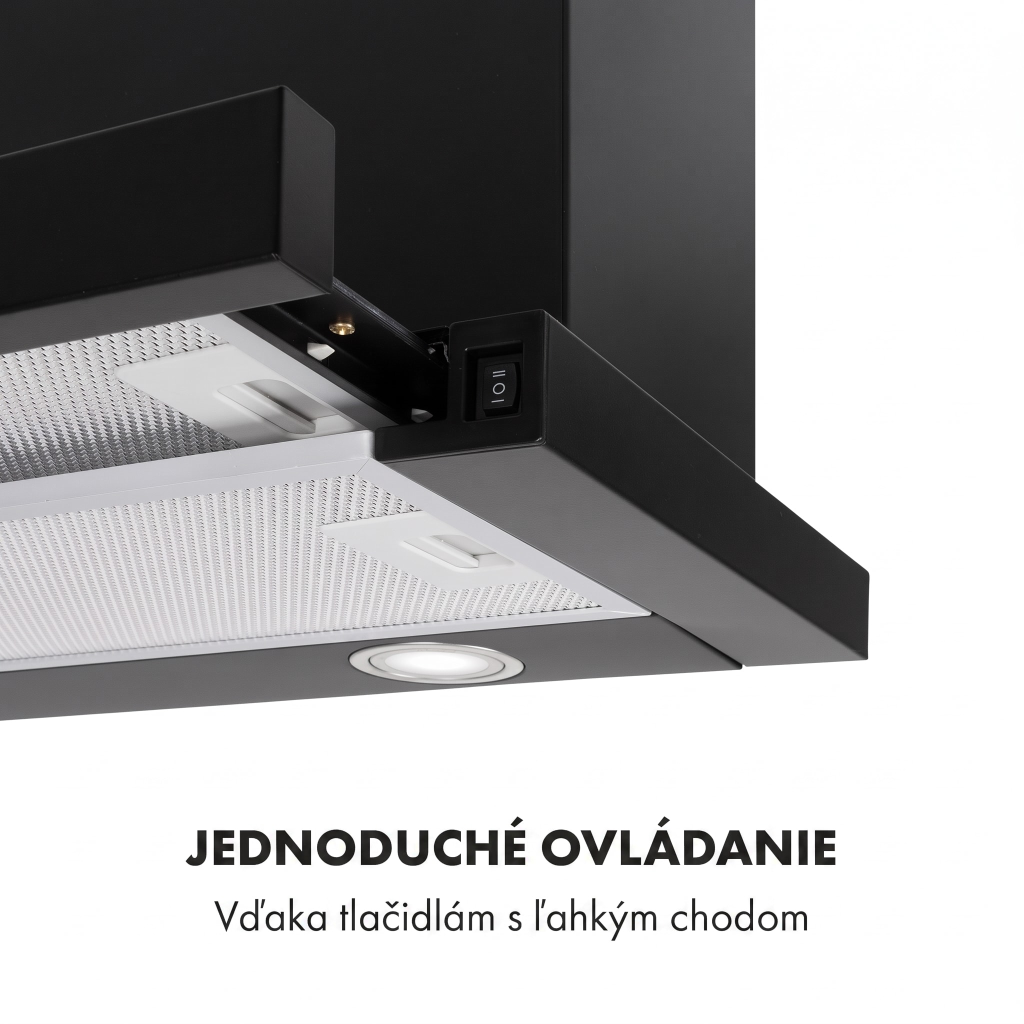 Klarstein Mariana 60, plochý digestor, 547 m³/h, odsávanie vzduchu, LED – Obrázok 4
