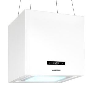 Klarstein Kronleuchter Smart ostrovná digestorová kapucňa 595 m³/h, ovládanie cez aplikáciu, LED panel