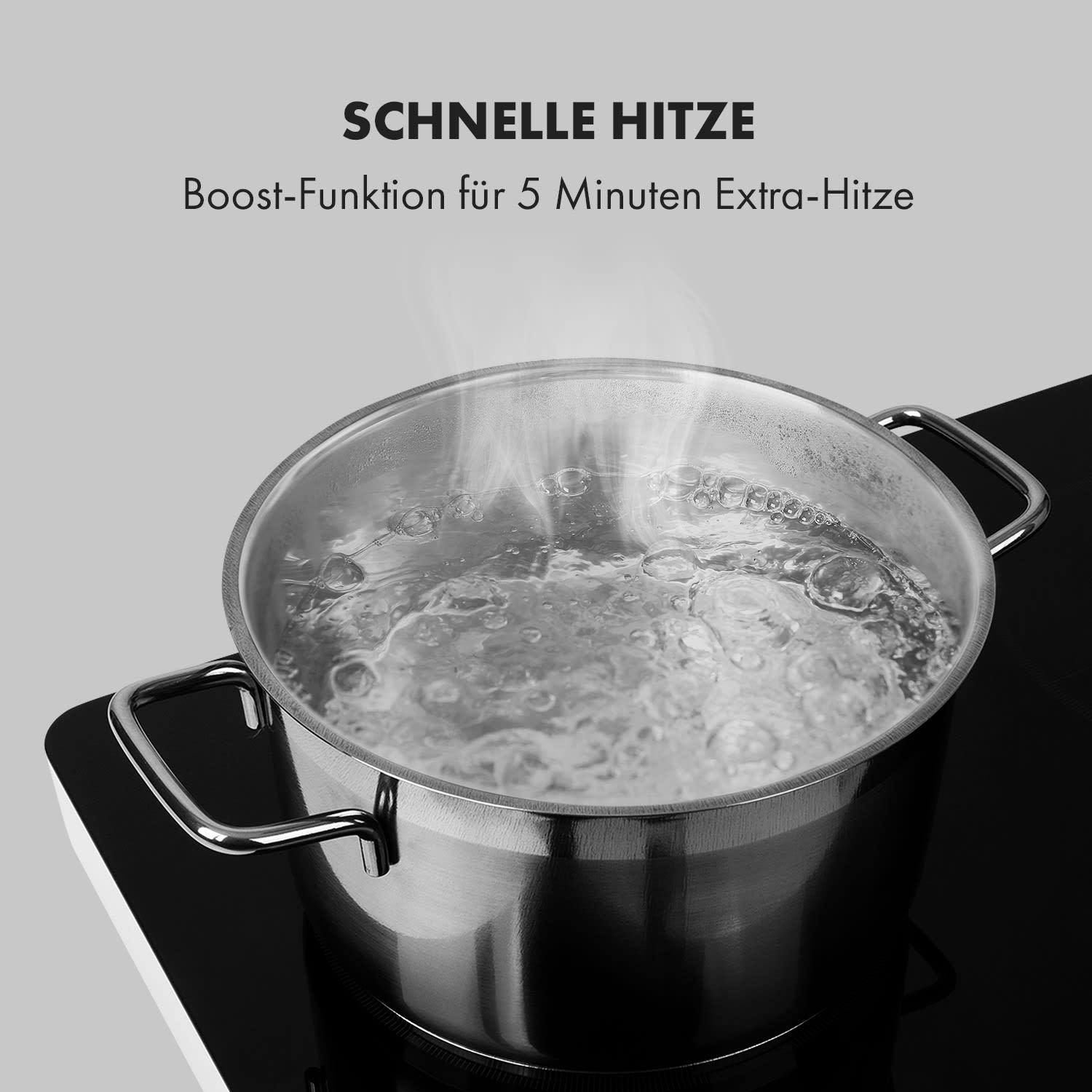 Klarstein FutureChef, indukčná varná doska, 3000 W, 2 zóny – Obrázok 4