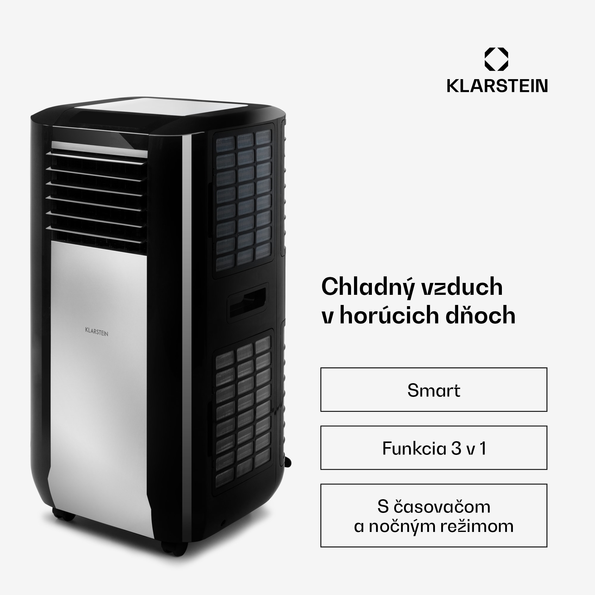 Klarstein Max Breeze Smart, mobilná klimatizácia, 15000 BTU/4,4 kW, A – Obrázok 2