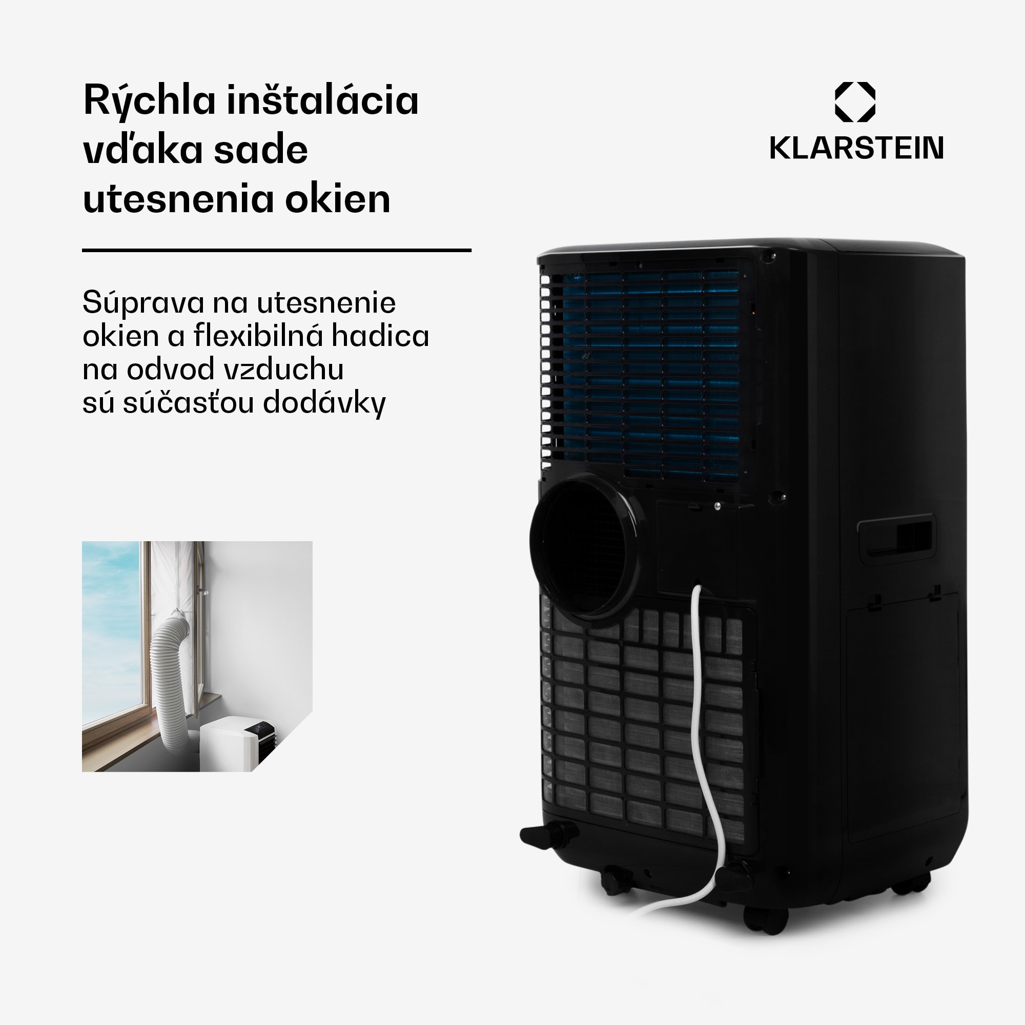 Klarstein Max Breeze Smart, mobilná klimatizácia, 15000 BTU/4,4 kW, A – Obrázok 5