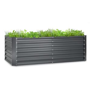 Blumfeldt High Grow Straight vyvýšený záhon 180 x 60 x 90 cm 970 l pozinkovaná oceľ