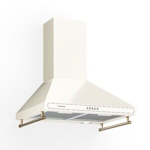 Klarstein Victoria, digestor, 60 cm, nástenný, 630 m³/h, LED, retro dizajn, čierny