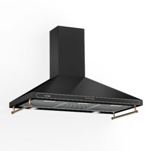 Klarstein Victoria 90, digestor, 90 cm, nástenný, 630 m³/h, LED, retro dizajn, slonovinový