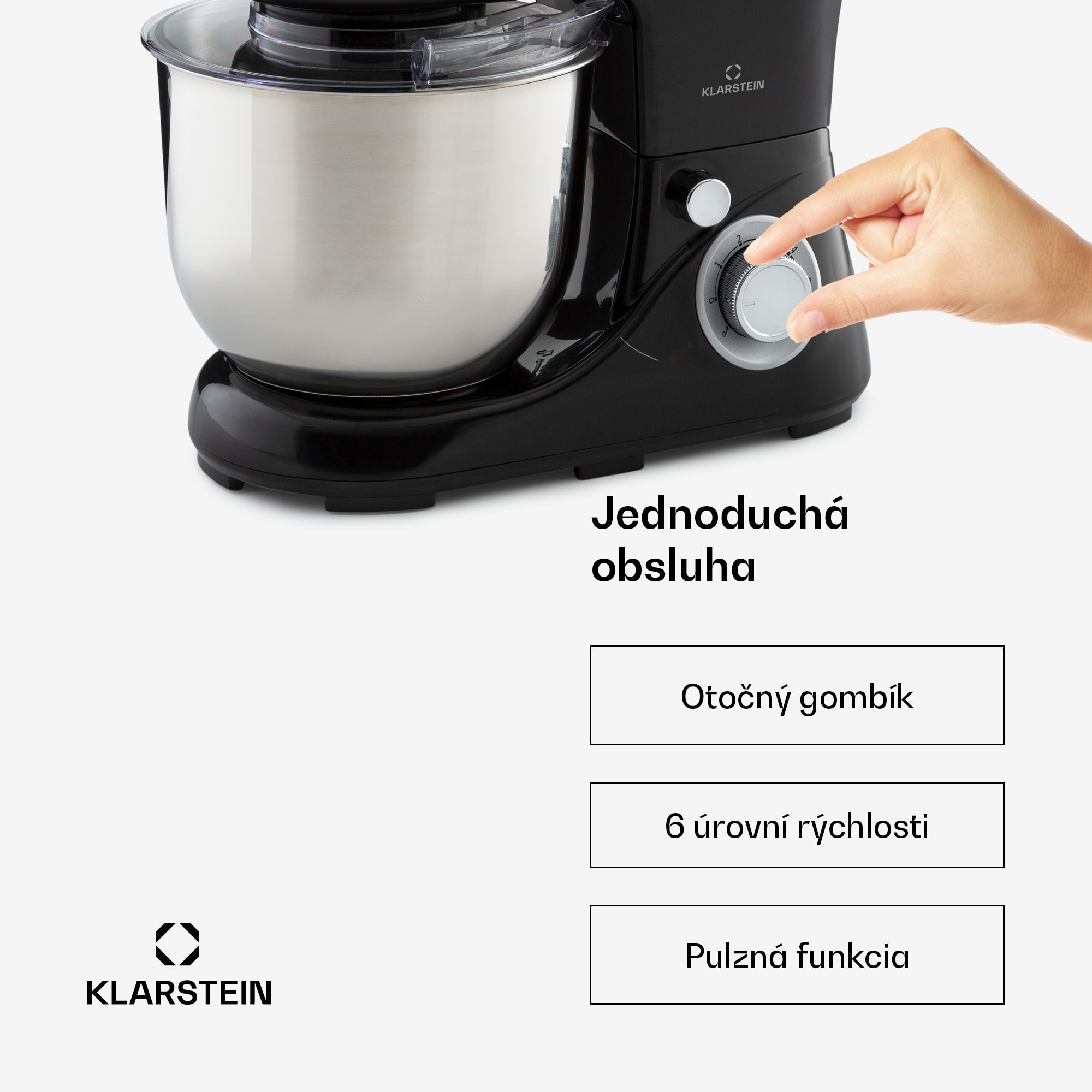 Klarstein Bella Pico 2G, kuchynský robot, 1300 W, 1,7 PS, 6 stupňov, 5 l – Obrázok 5