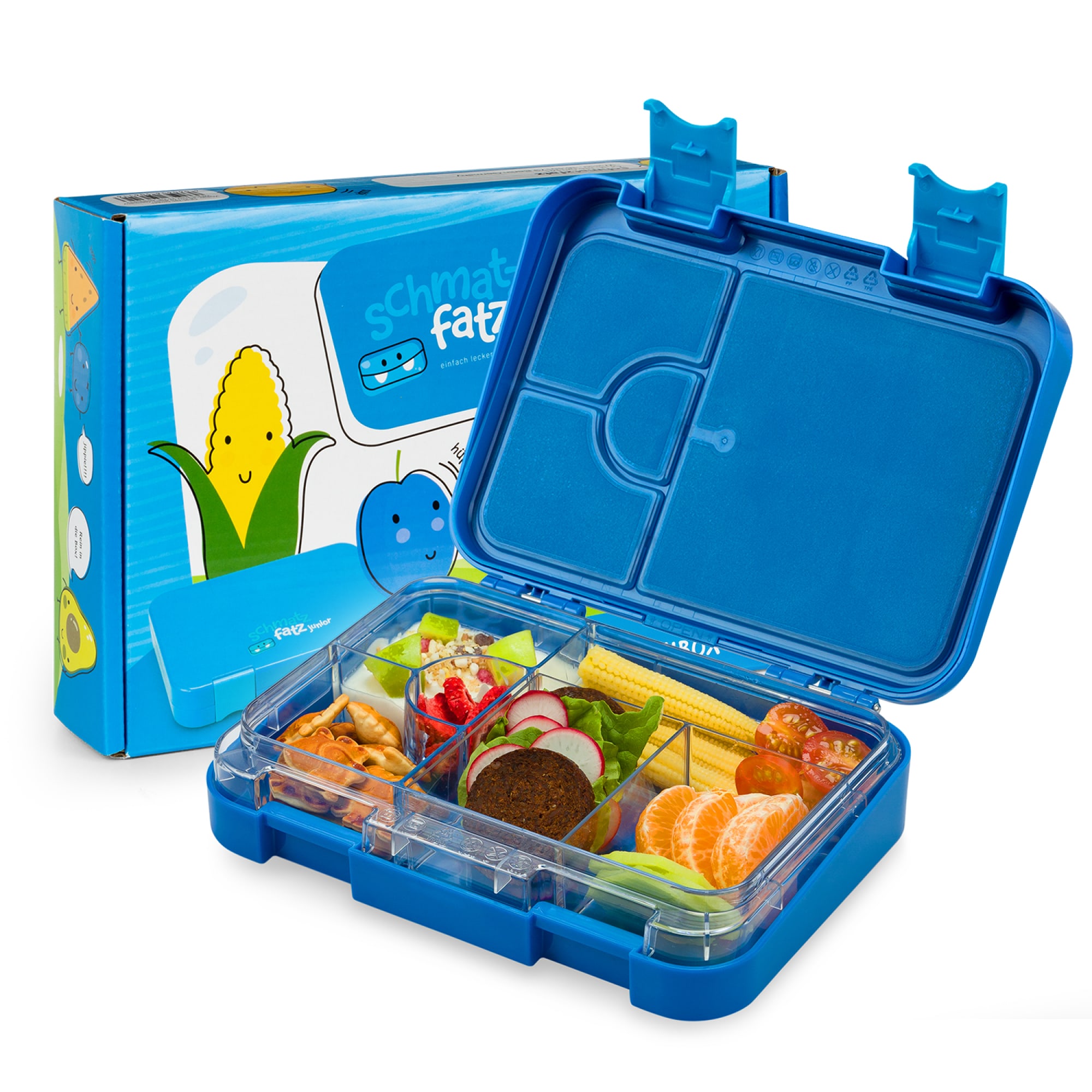 Klarstein Schmatzfatz junior, desiatový box, 6 priehradiek, 21,3 × 15 × 4,5 cm