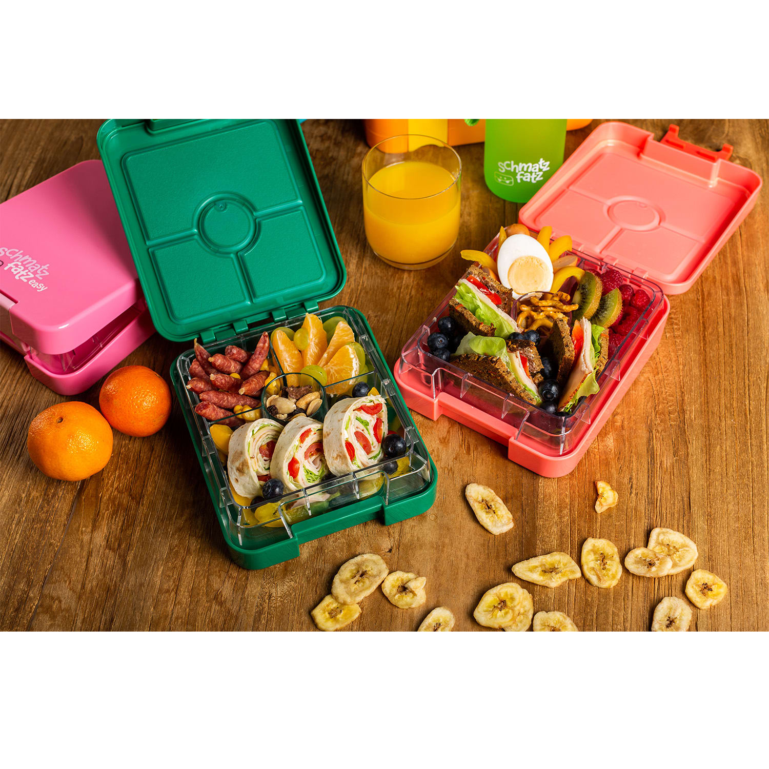 Klarstein schmatzfatz easy Snackbox 4 priehradky 18 x 15 x 5 cm – Obrázok 2