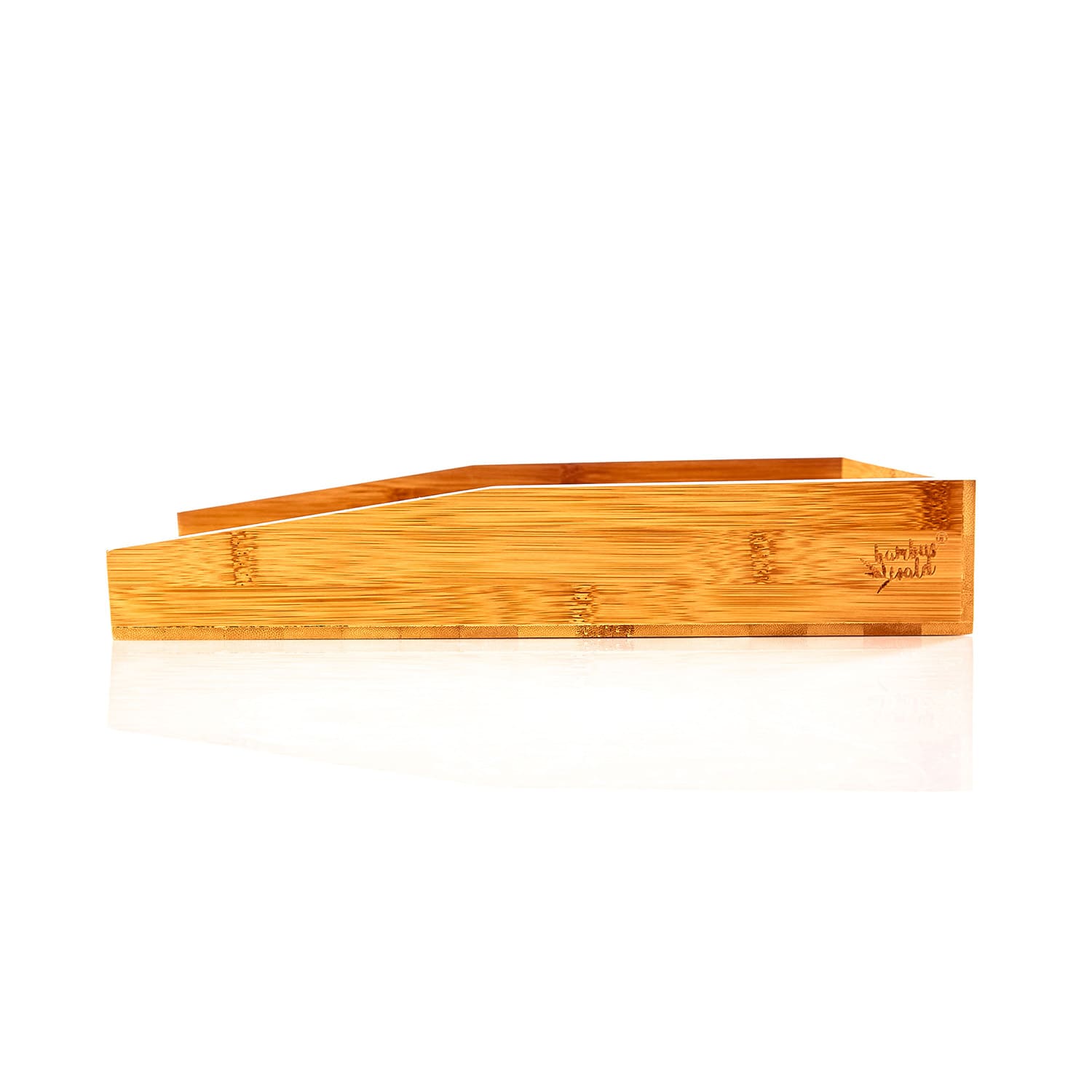 Blumfeldt Zásobník dokumenty, odkladací zásobník, jednoduchý dizajn, rozmery: 25,3 × 5,8 × 33 cm, bambus – Obrázok 3