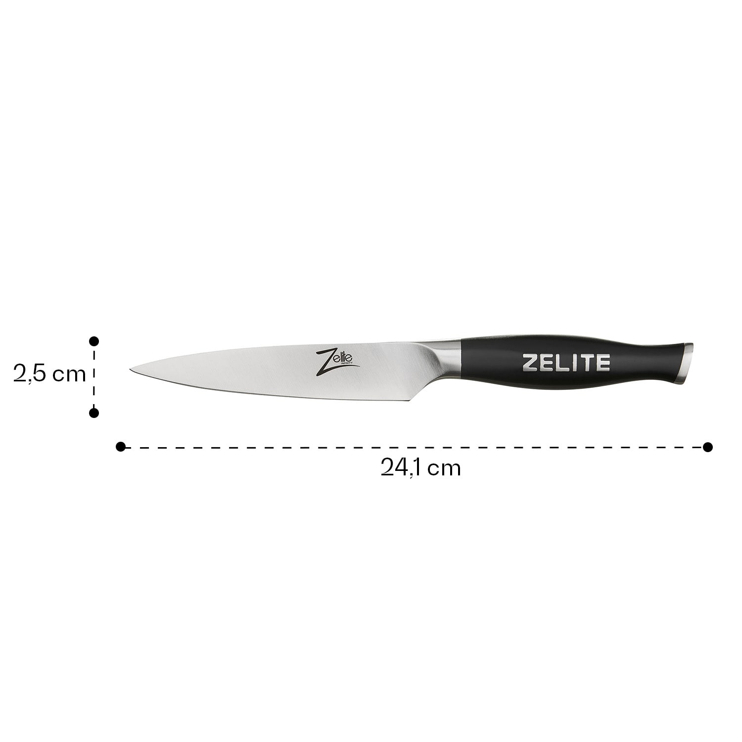 Zelite Infinity by Klarstein Comfort Pro, 5" univerzálny nôž, 56 HRC, nehrdzavejúca oceľ – Obrázok 5