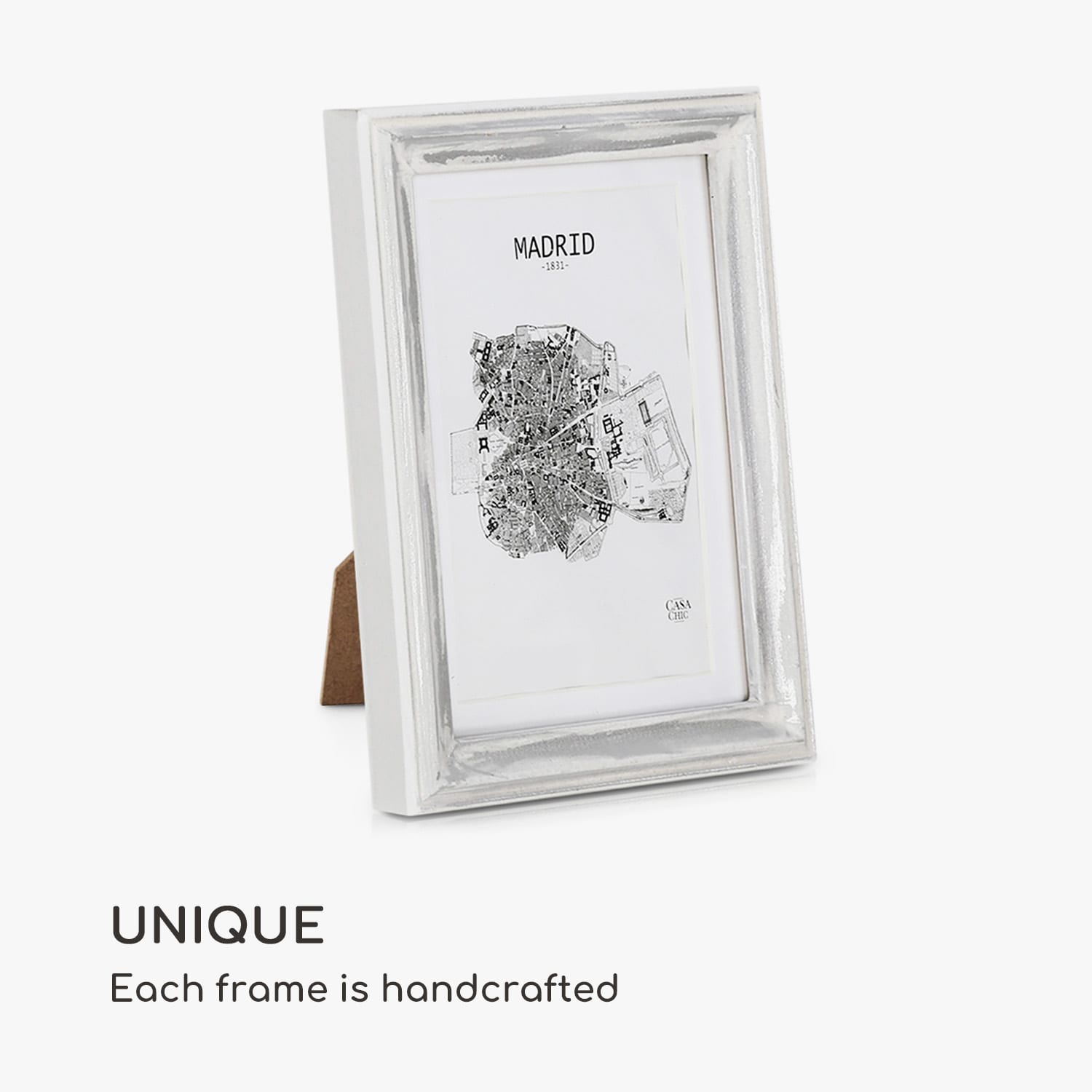 Casa Chic Lancaster, rámy na obrázky, obdĺžnikové, sada 3 rámov, fotky 17 x 12 cm, pasparta, drevo – Obrázok 3