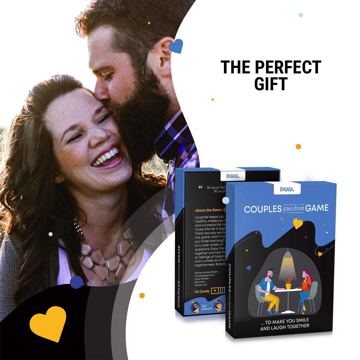 Spielehelden Couples Question Game ...aby ste sa spolu zabávali a smiali Kartová hra v anglickom jazyku – Obrázok 5