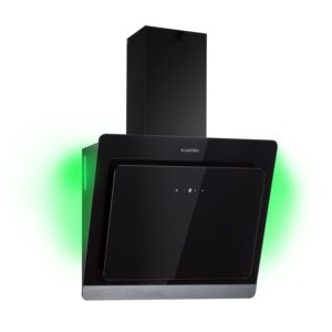 Klarstein Aurora Eco 60, digestor, 60 cm, nástenný, 515 m³/h, A++, dotykové ovládanie, čierny