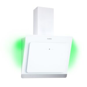 Klarstein Aurora Eco 60, digestor, 60 cm, nástenný, 515 m³/h, A++, dotykové ovládanie, biely
