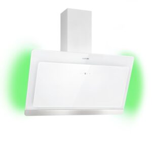 Klarstein Aurora Eco 60, digestor, 60 cm, nástenný, 584 m³/h, A+, dotykové ovládanie, biely