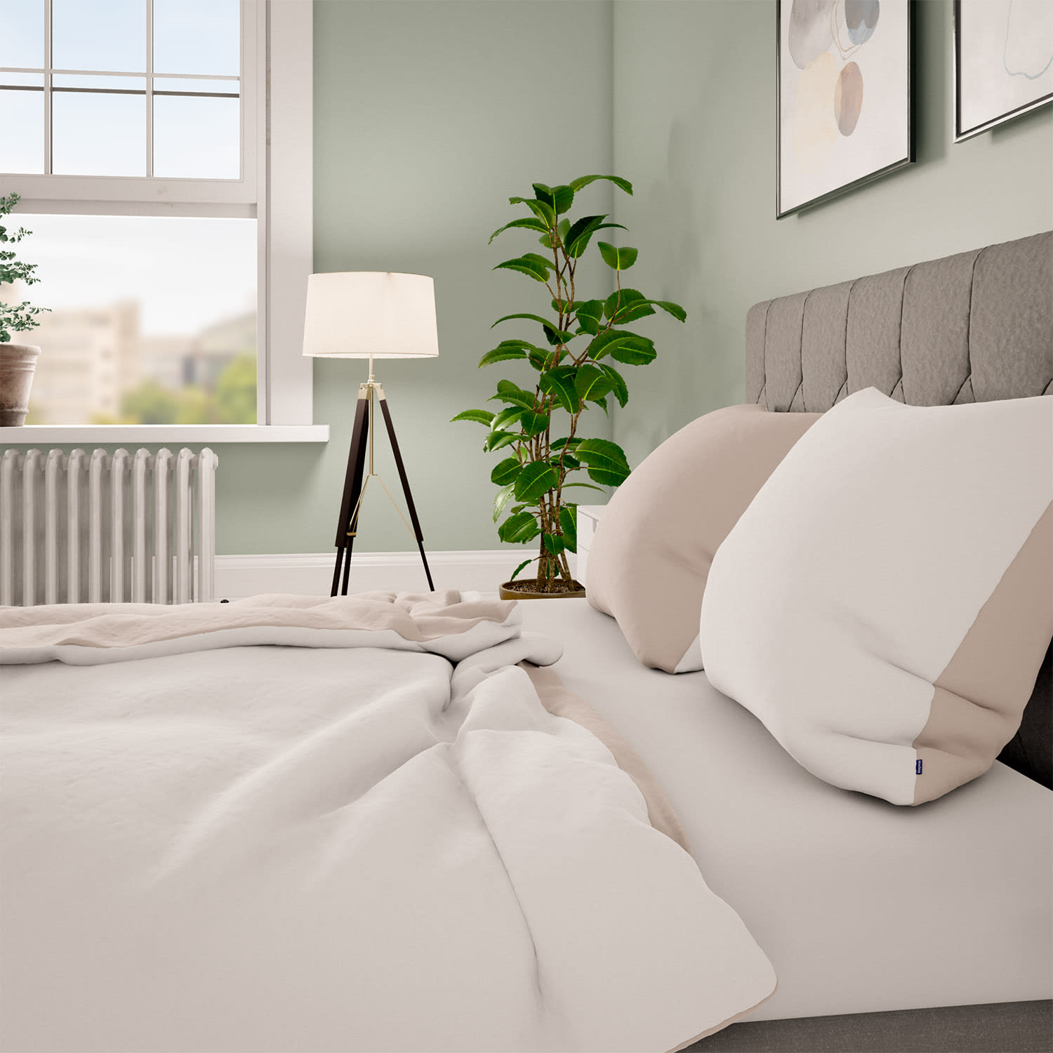 Sleepwise Soft Wonder Edition, posteľná bielizeň, obliečka na posteľ 140x200cm & na vankúš 65x65cm – Obrázok 4