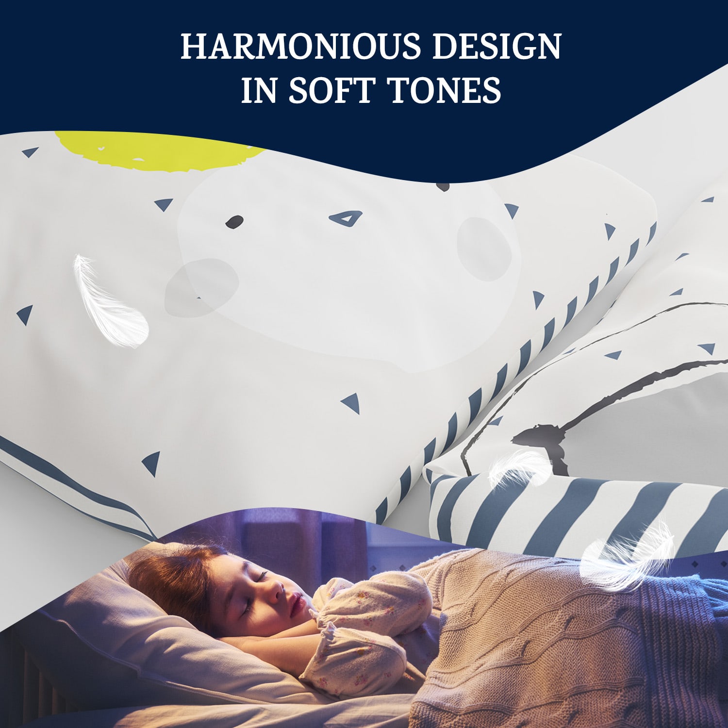 sleepwise, Soft Wonder Kids-Edition, posteľná bielizeň, 135 x 200 cm, 50 x 75 cm, priedušná, mikrovlákno – Obrázok 4