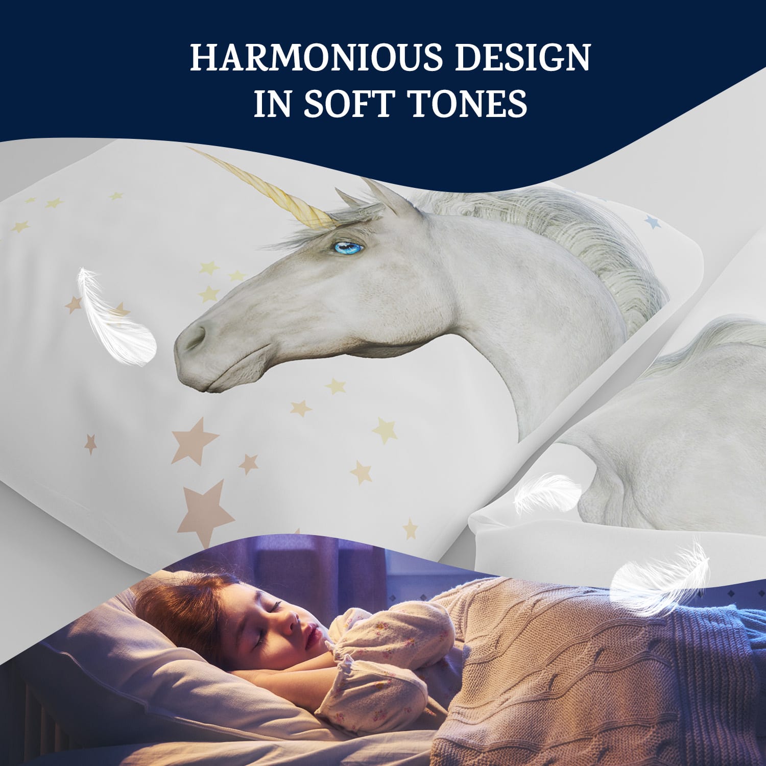 sleepwise, Soft Wonder Kids-Edition, posteľná bielizeň, 135 x 200 cm, 80 x 80 cm, priedušná, mikrovlákno – Obrázok 4