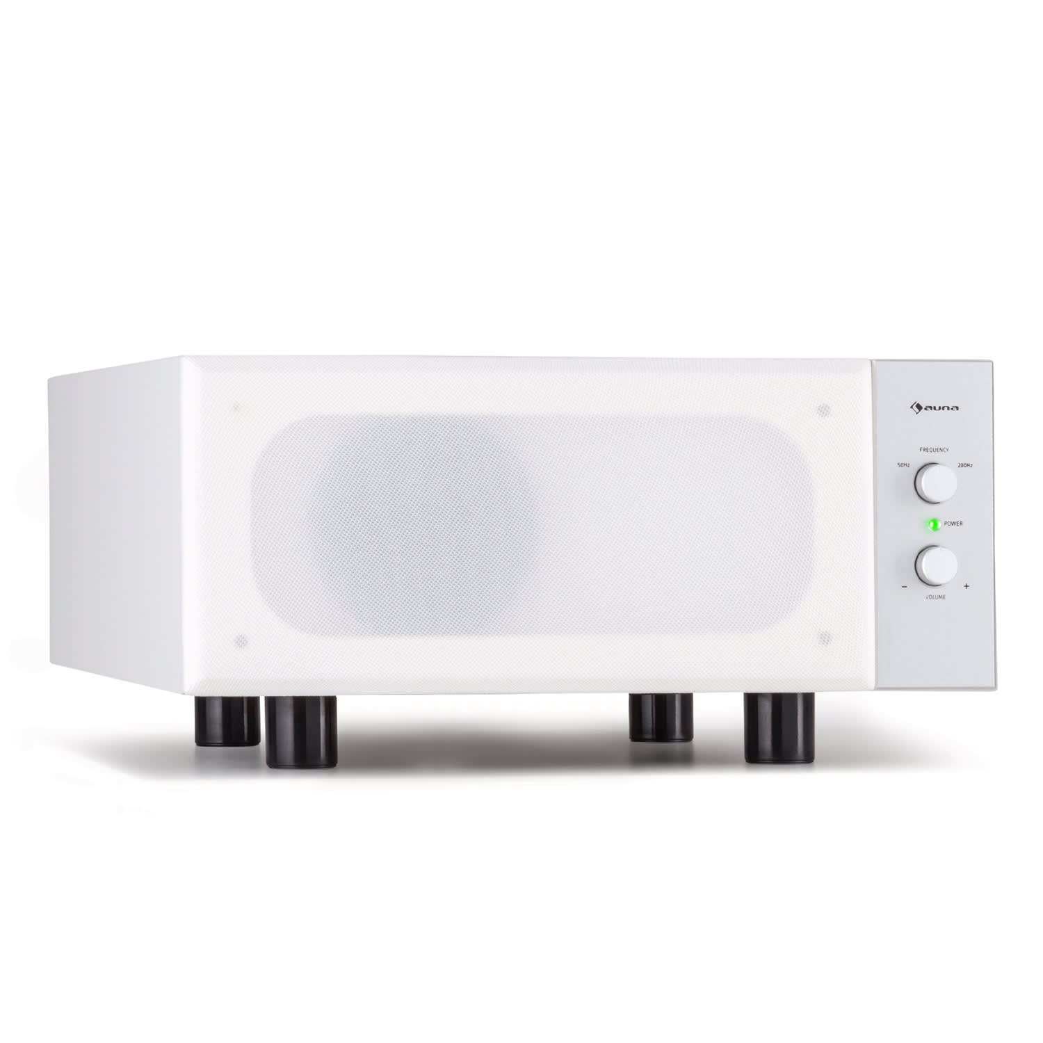 Auna Line 501 Slim, subwoofer, bass reflex, aktívny, 80 W RMS, 50 - 100 Hz, 4 Ohm