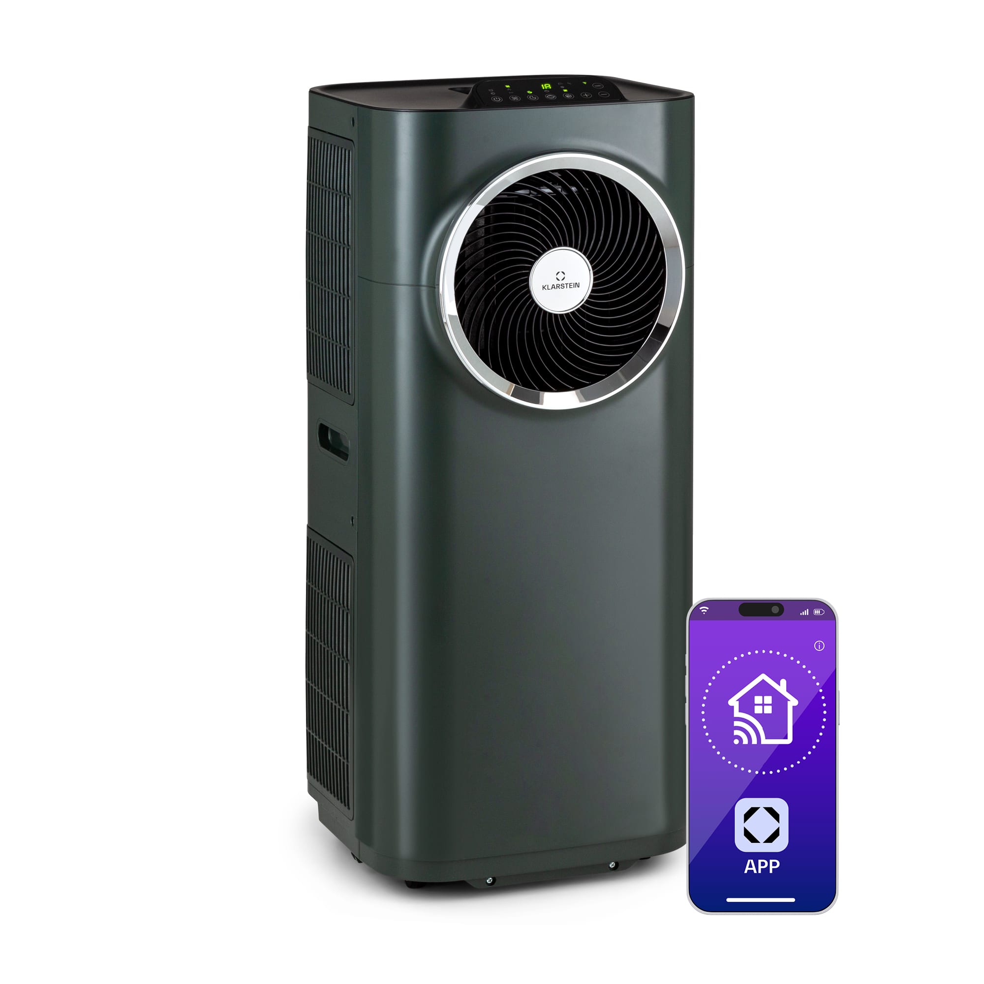 Klarstein Kraftwerk Eco Smart 11, mobilná klimatizácia 3 v 1, 11 500 BTU, diaľkové ovládanie, ovládanie pomocou aplikácie