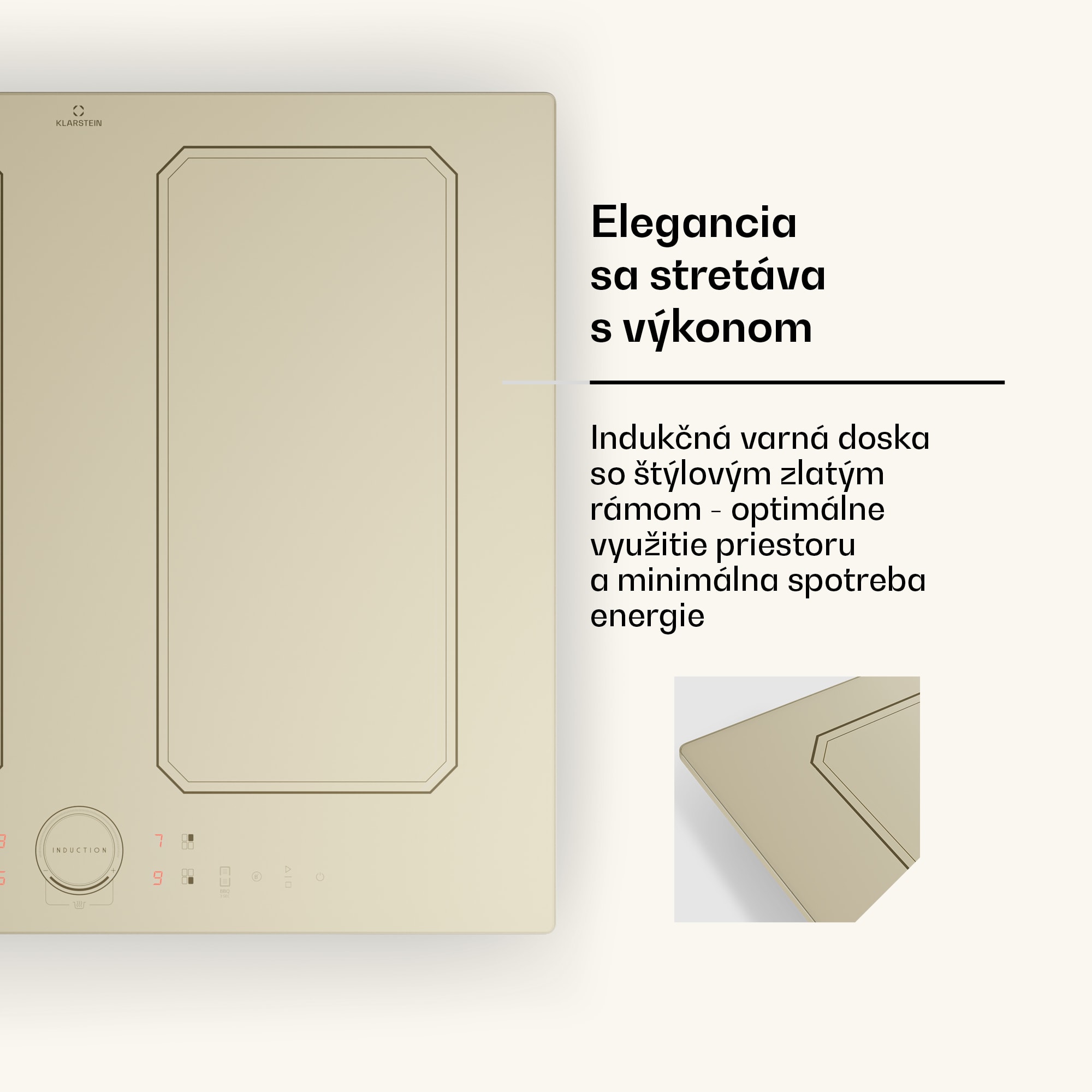 Klarstein Victoria 4 Flex, vstavaná indukčná varná doska, 7000 W, 2 x Flexzone, časovač – Obrázok 4