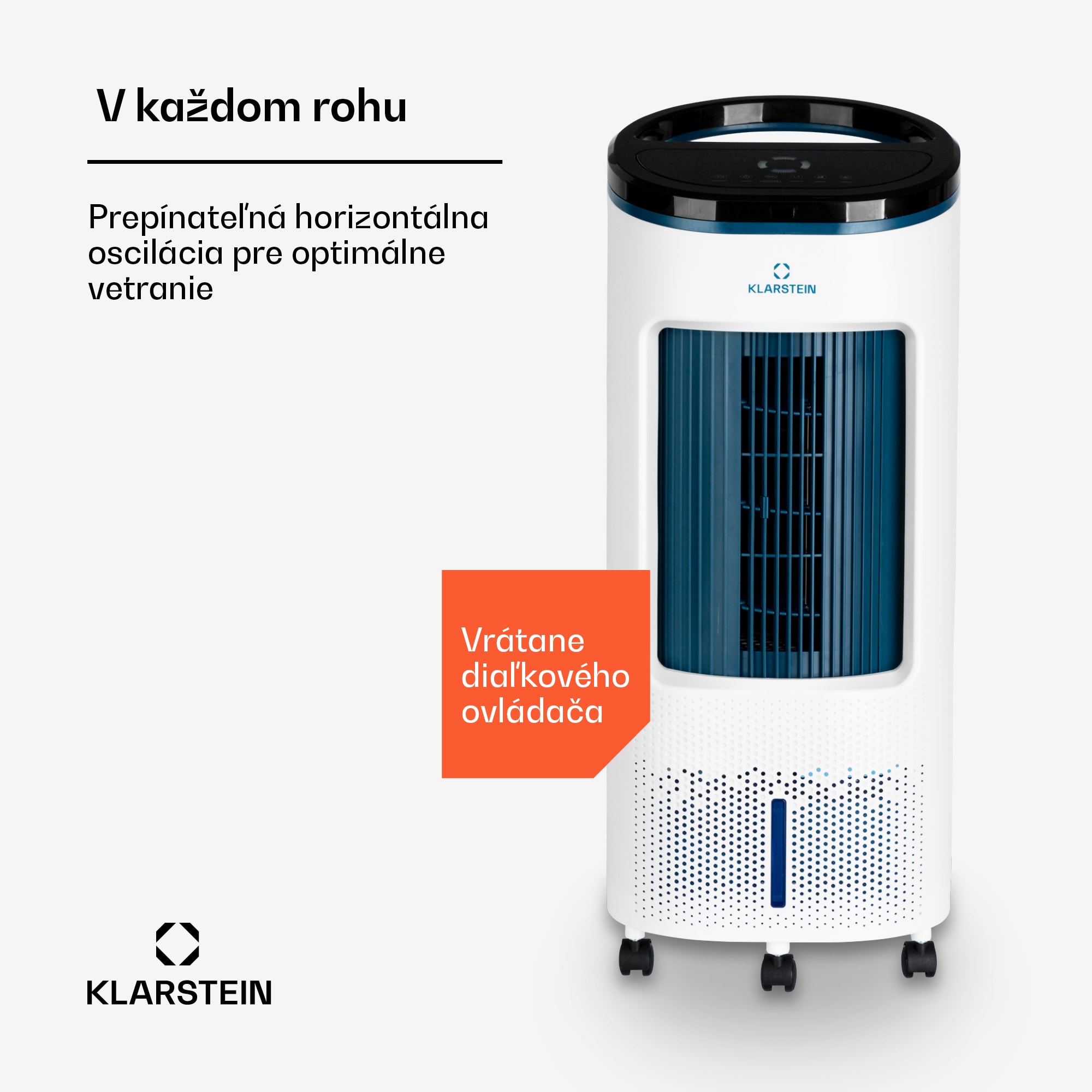 Klarstein IceWind Plus Smart, 4 v 1 ochladzovač vzduchu, ventilátor, zvlhčovač, čistička vzduchu, ovládanie aplikáciou – Obrázok 5