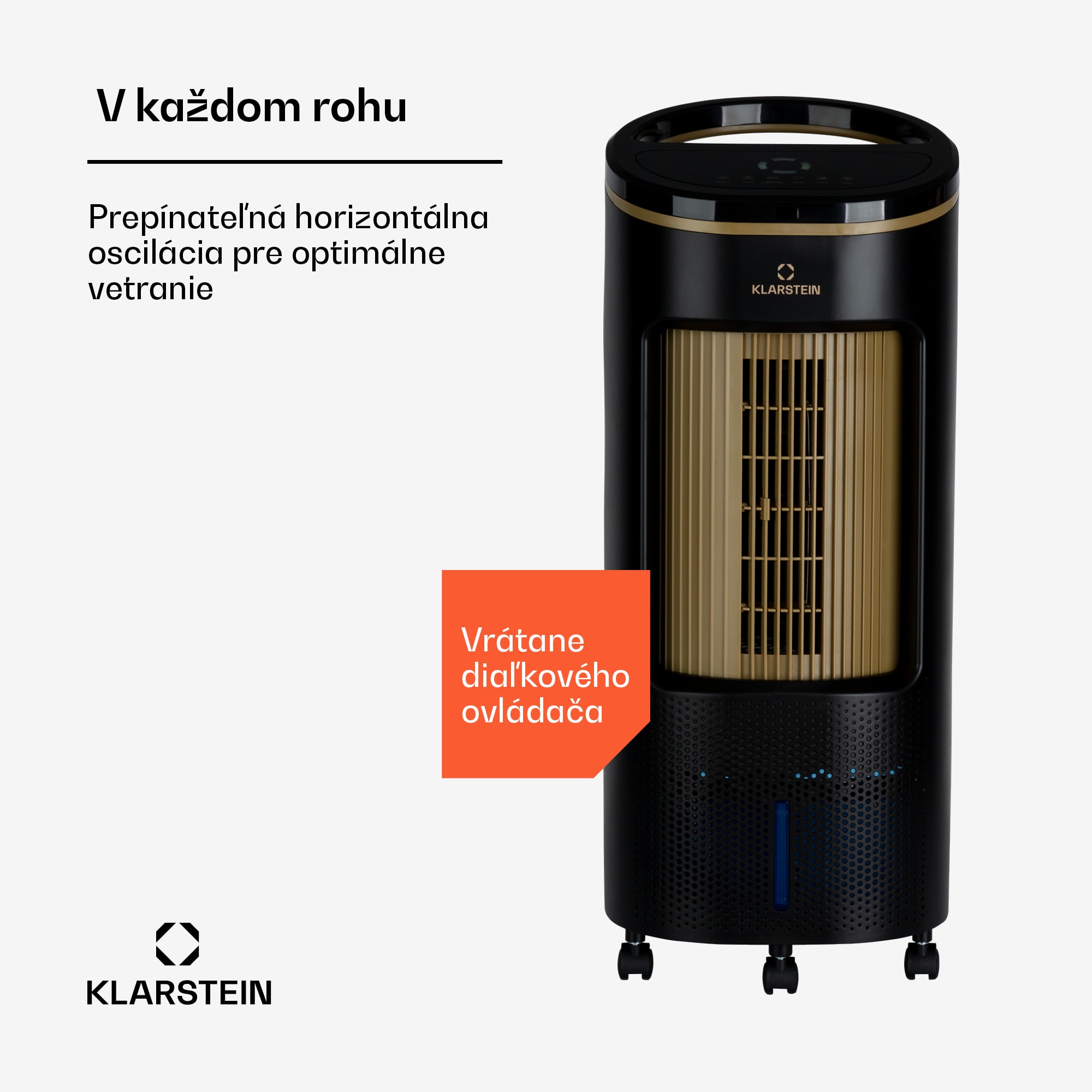 Klarstein IceWind Plus Smart, 4 v 1 ochladzovač vzduchu, ventilátor, zvlhčovač, čistička vzduchu, ovládanie aplikáciou – Obrázok 5