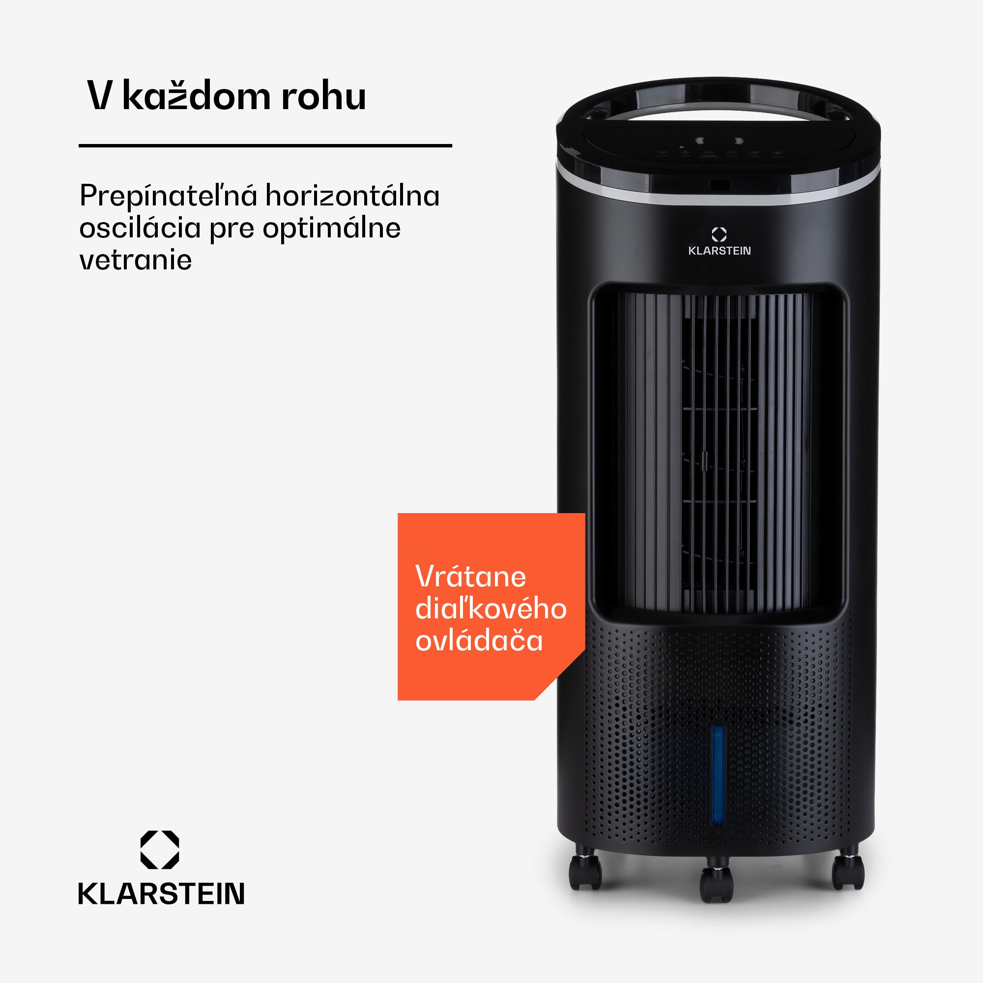 Klarstein IceWind Plus Smart, 4 v 1 ochladzovač vzduchu, ventilátor, zvlhčovač, čistička vzduchu, ovládanie aplikáciou – Obrázok 5