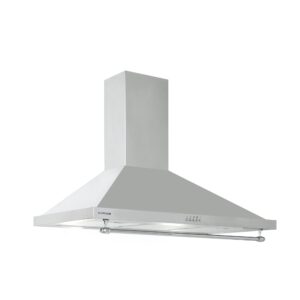 Klarstein Montblanc 90, digestor, 90 cm, nástenný, 599m³/h, LED, lišta, biely