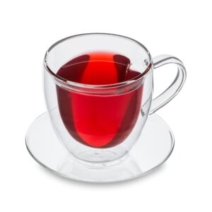 Feelino Pohár, 400 ml, Dvojstenný, Vysoko kvalitné borosilikátové sklo, Jedinečný