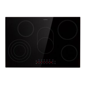 Klarstein Virtuosa Roast, vstavaná varná doska, 5 zón, 8500W, sklokeramika