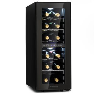 Klarstein Shiraz 12 Duo vinotéka 2 zóny 42 l/12 fliaš 5-12 / 12-18 °C dotykový panel