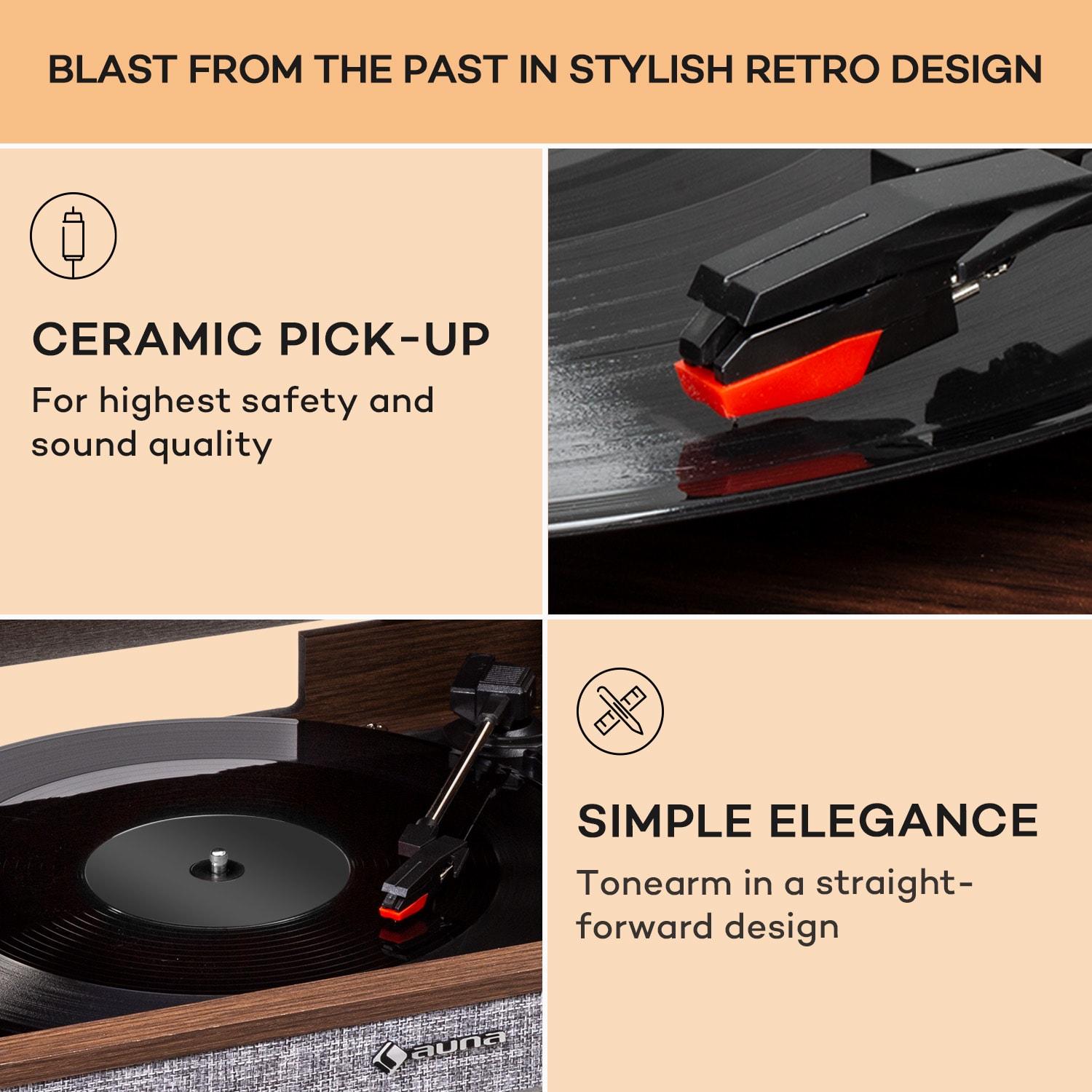 Auna Julie Ann, stereo systém, CD, BT, USB, DAB+/UKW, AUX-In – Obrázok 5