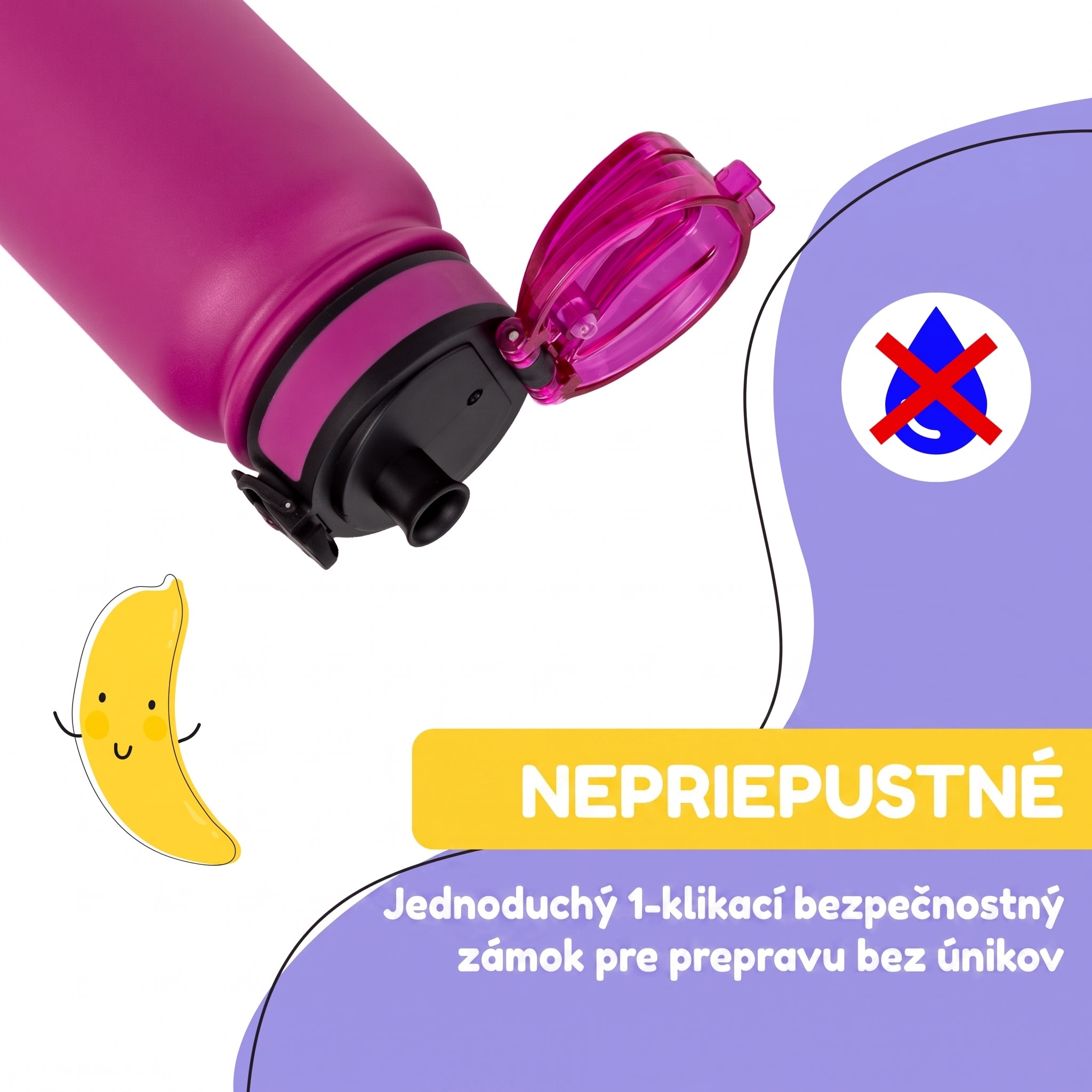 Klarstein schmatzfatz detská izolovaná fľaša na pitie 550 ml nerezová oceľ | ABS | BPA-free – Obrázok 3
