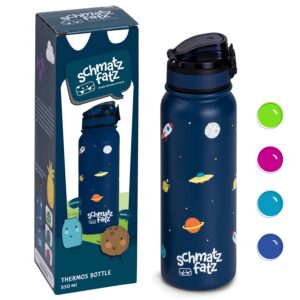 Klarstein schmatzfatz detská izolovaná fľaša na pitie 550 ml nerezová oceľ | ABS | BPA-free