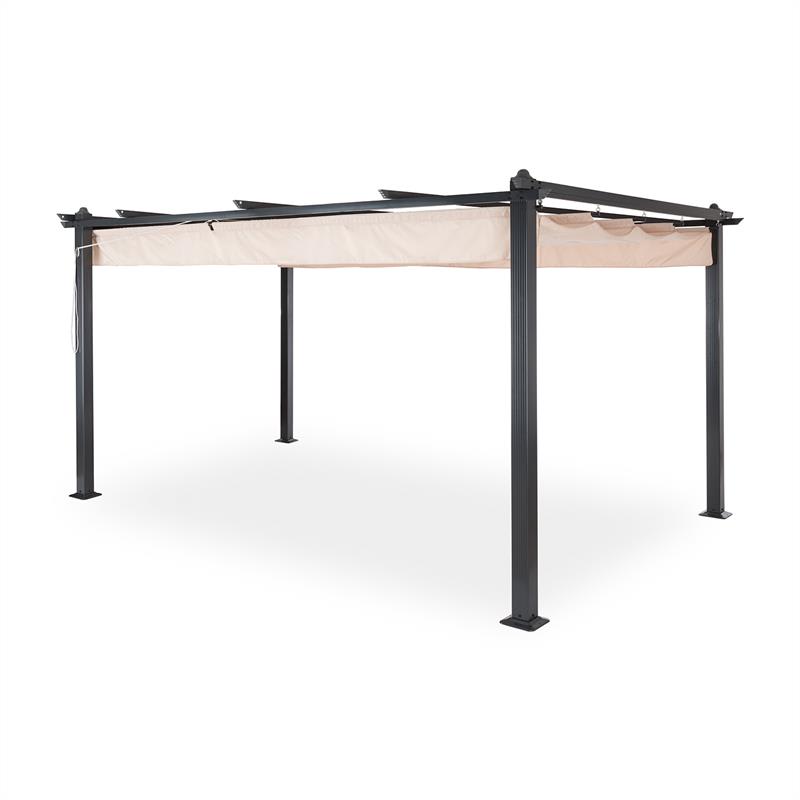 blumfeldt Pantheon pergola | 3 x 4 m | odolná voči poveternostným vplyvom | UV ochrana | celoročné použitie