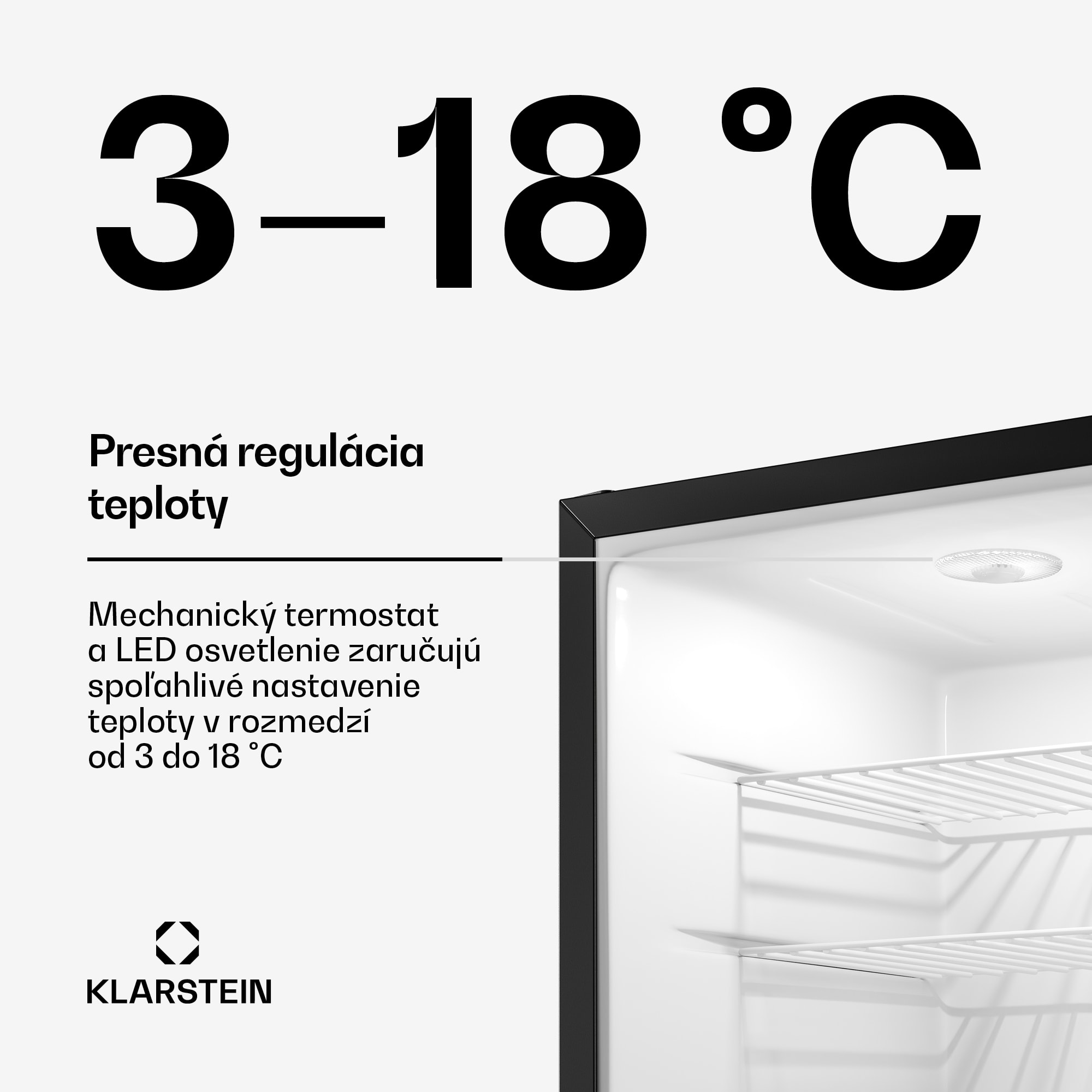 Klarstein Matterhorn 28, mini chladnička, 28 litrov, 35 dB, kompaktná, uzamykateľná – Obrázok 4