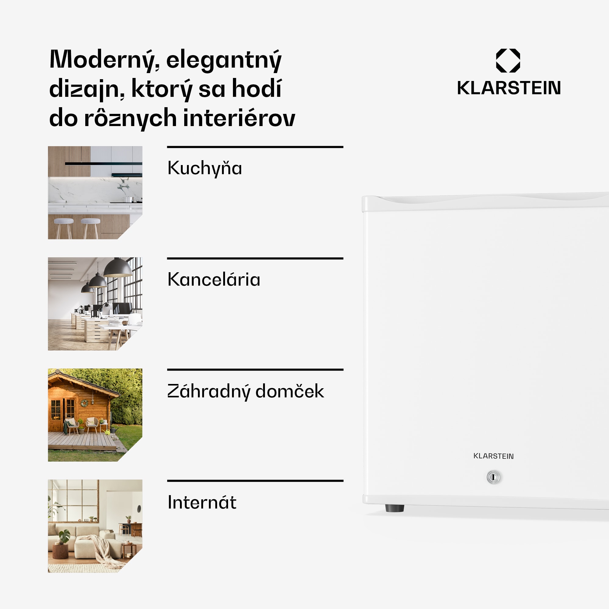 Klarstein Matterhorn 28, mini chladnička, 28 litrov, 35 dB, kompaktná, uzamykateľná – Obrázok 3