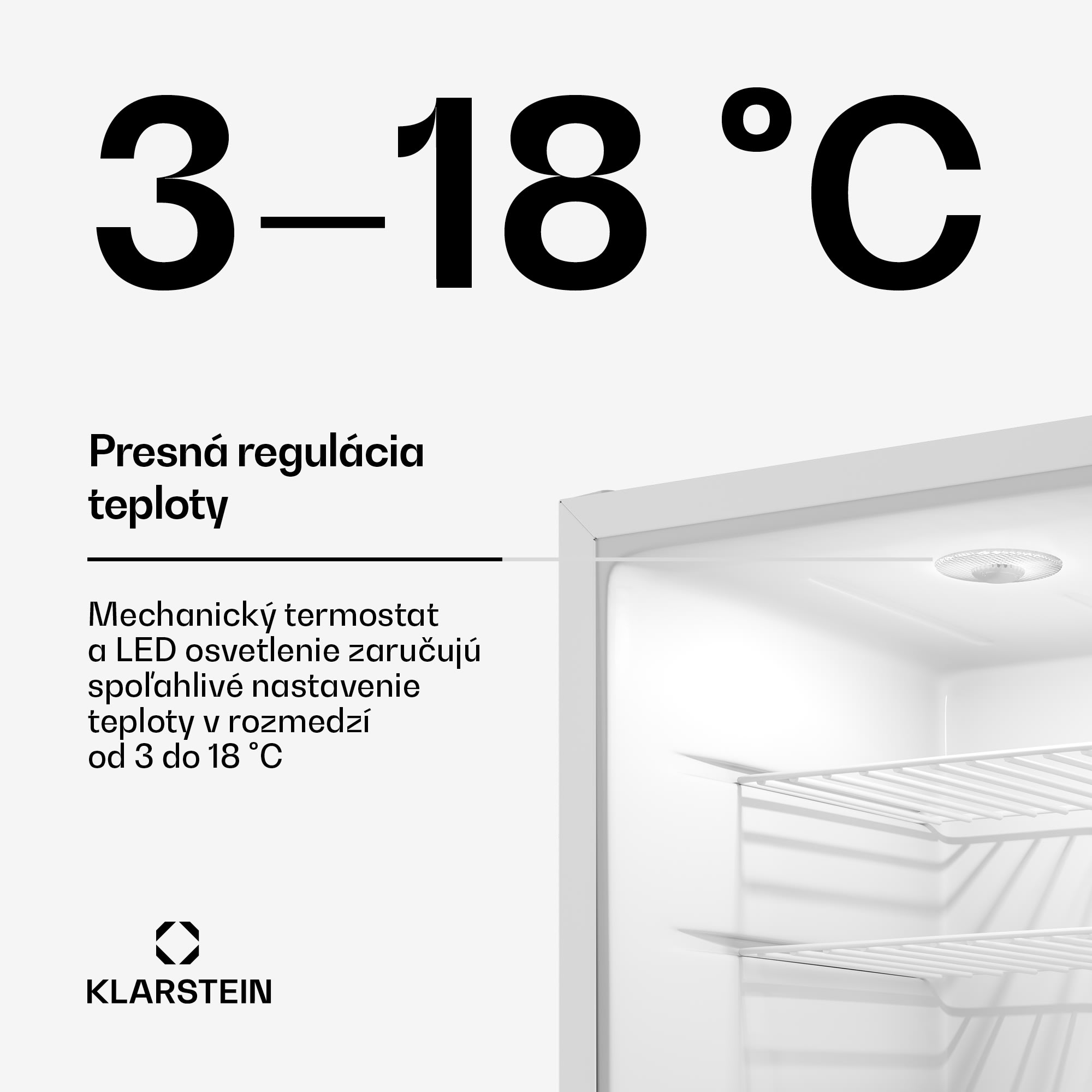 Klarstein Matterhorn 28, mini chladnička, 28 litrov, 35 dB, kompaktná, uzamykateľná – Obrázok 4