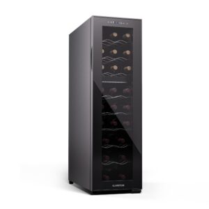 Klarstein Shiraz 24 Duo, chladnička na víno, 2 zóny, 75 l/24 fliaš,  5-18 °C, dotykové ovládanie