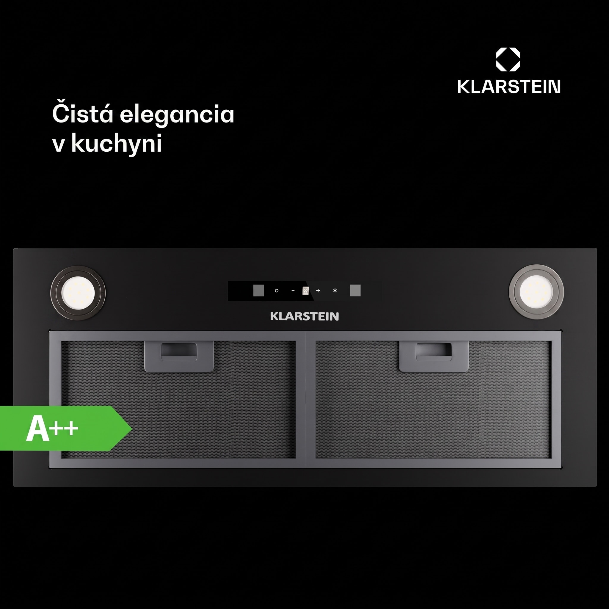 Klarstein Paolo 72 vstavaný Digestor 72 cm 520 m³/h LED Touch A++ – Obrázok 2