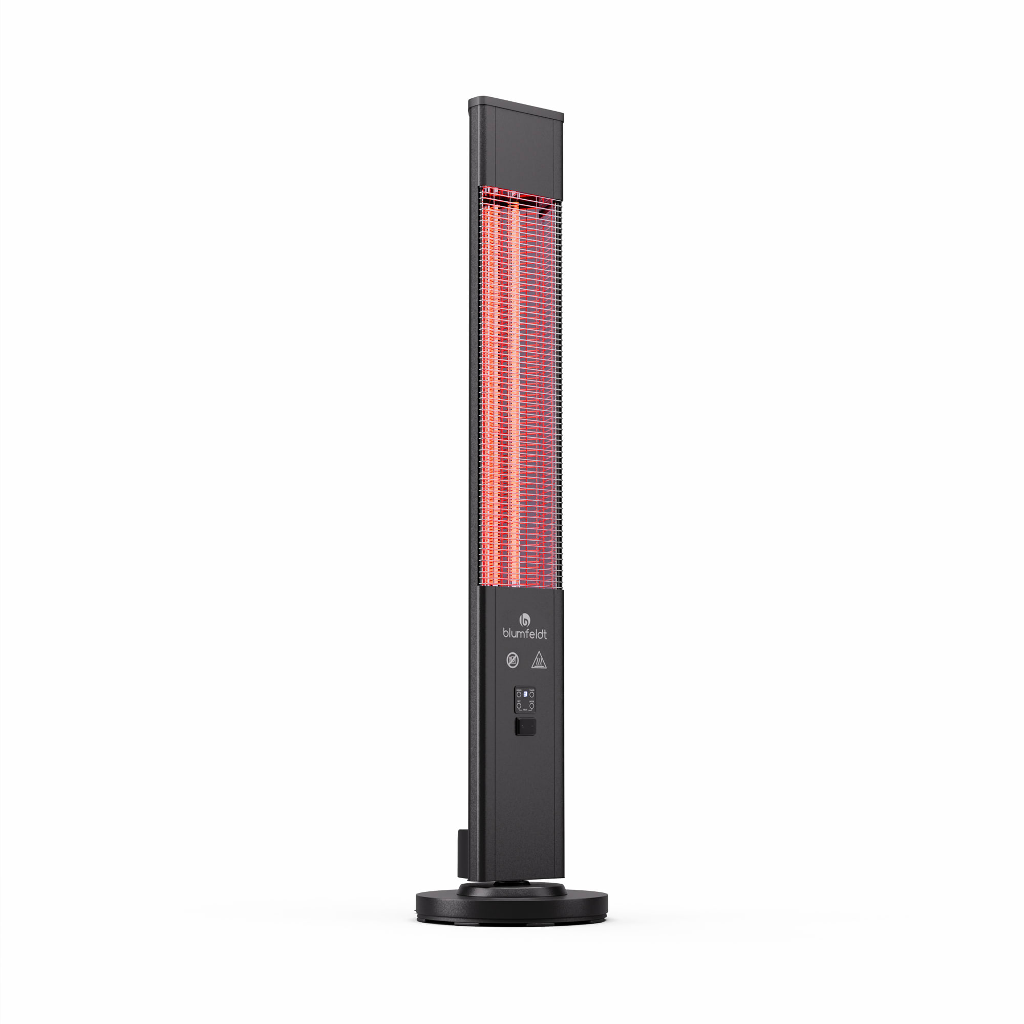 Blumfeldt Heat Guru 3000, vonkajší sálavý ohrievač, 3000W, 3 úrovne ohrevu, diaľkové ovládanie