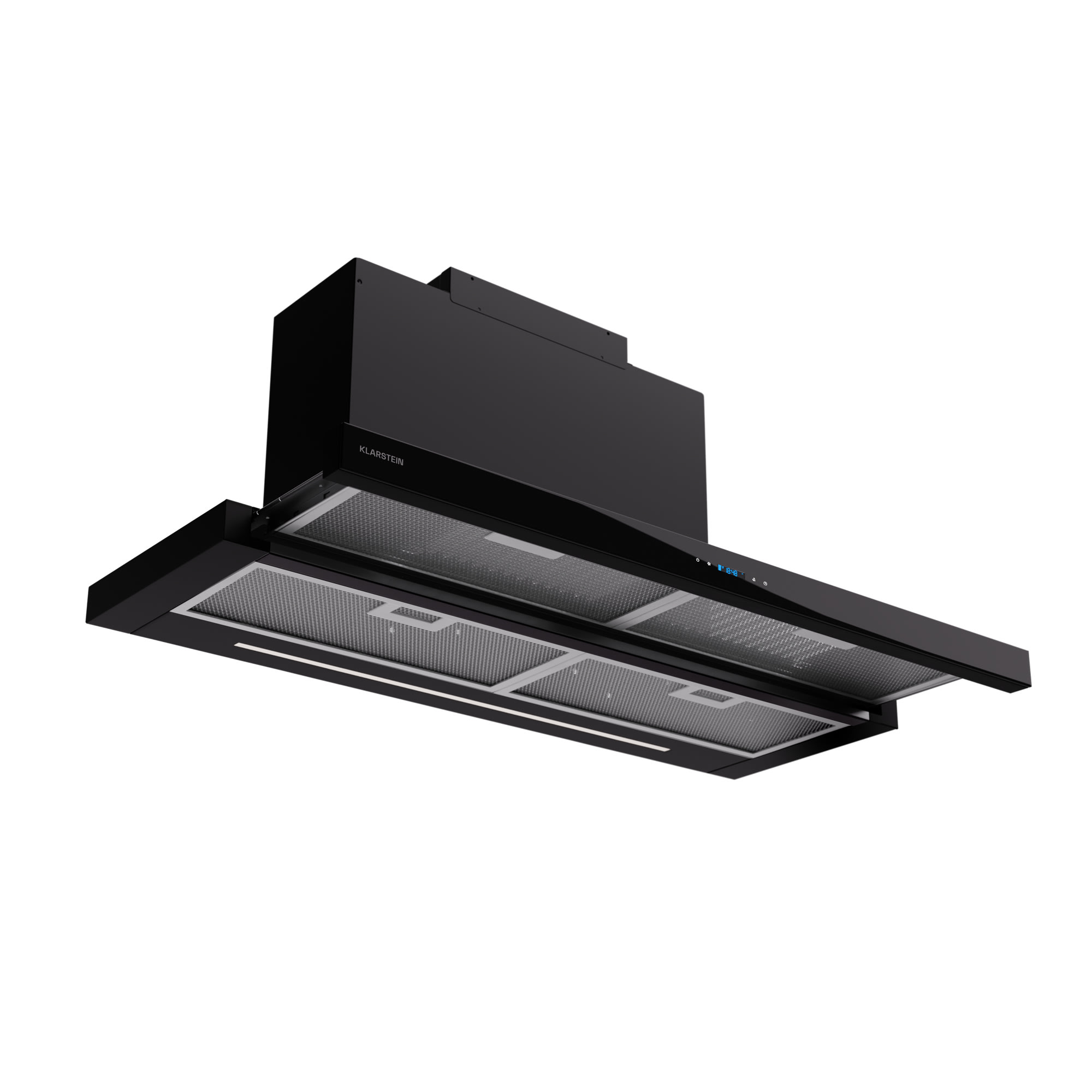 Klarstein Mariana Neo 90 odsávač s plochým krytom 90 cm 640 m³/h odťah LED