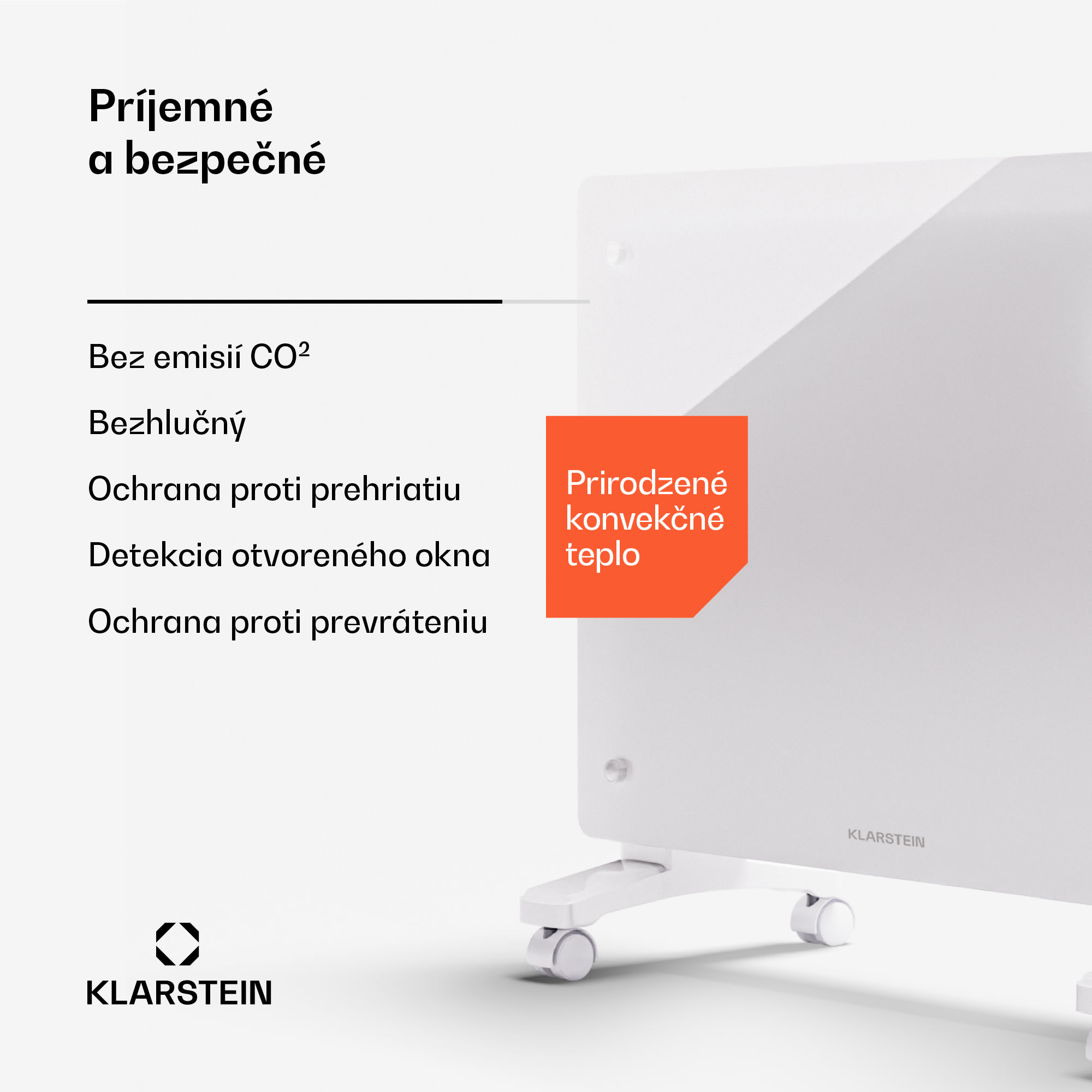 Klarstein Bornholm Smart 1500, konvekčné vykurovacie teleso, 1500W, WiFi, LED, IP24 – Obrázok 3
